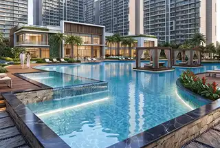Swimming Pool at Venkatesh Codename New Beginnings — artistic impression