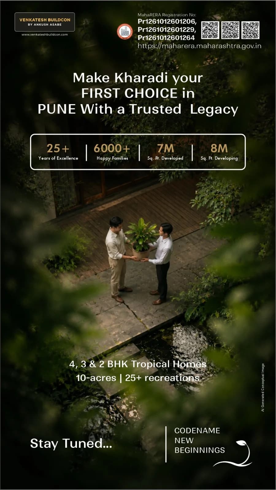 Make Kharadi your first choice in Pune, with a trusted legacy.